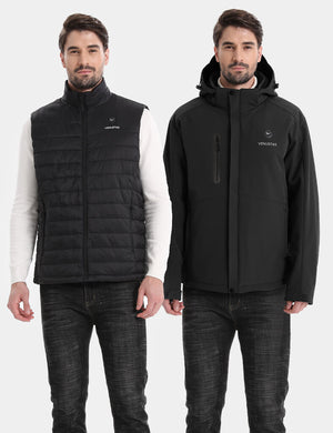 [Bundle] Men's Heated Jacket 7.4V & Men's Heated Vest 7.4V hover