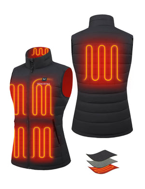 Women's Recycled Heated Lightweight Down Vest 7.4V, EW30 hover