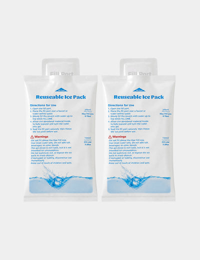 2 Reuseable Ice Packs for Cooling Vest