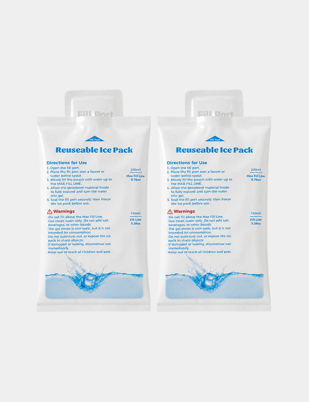 2 Reuseable Ice Packs for Cooling Vest