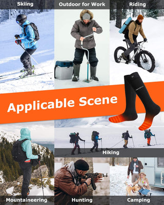 Unisex Heated Socks 7.4V (with Half-Foot Coverage)