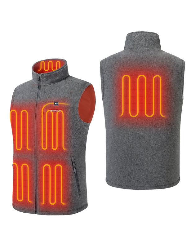 [Open Box] Men’s Heated Recycled Fleece Vest 7.4V, EM21