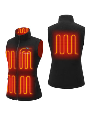 [Open Box] Women’s Heated Recycled Fleece Vest 7.4V, EW22 hover