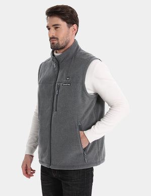 Men’s Heated Recycled Fleece Vest 7.4V, EM21 hover