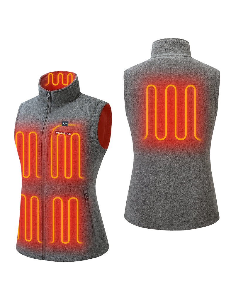 Women’s Heated Recycled Fleece Vest 7.4V, EW22