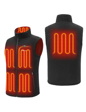 Men’s Heated Recycled Fleece Vest 7.4V, EM21 hover