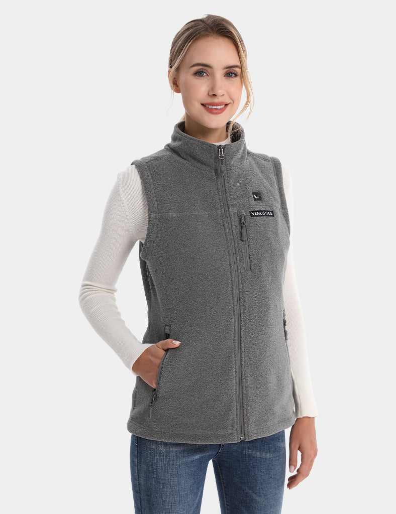 Women’s Heated Recycled Fleece Vest 7.4V, EW22