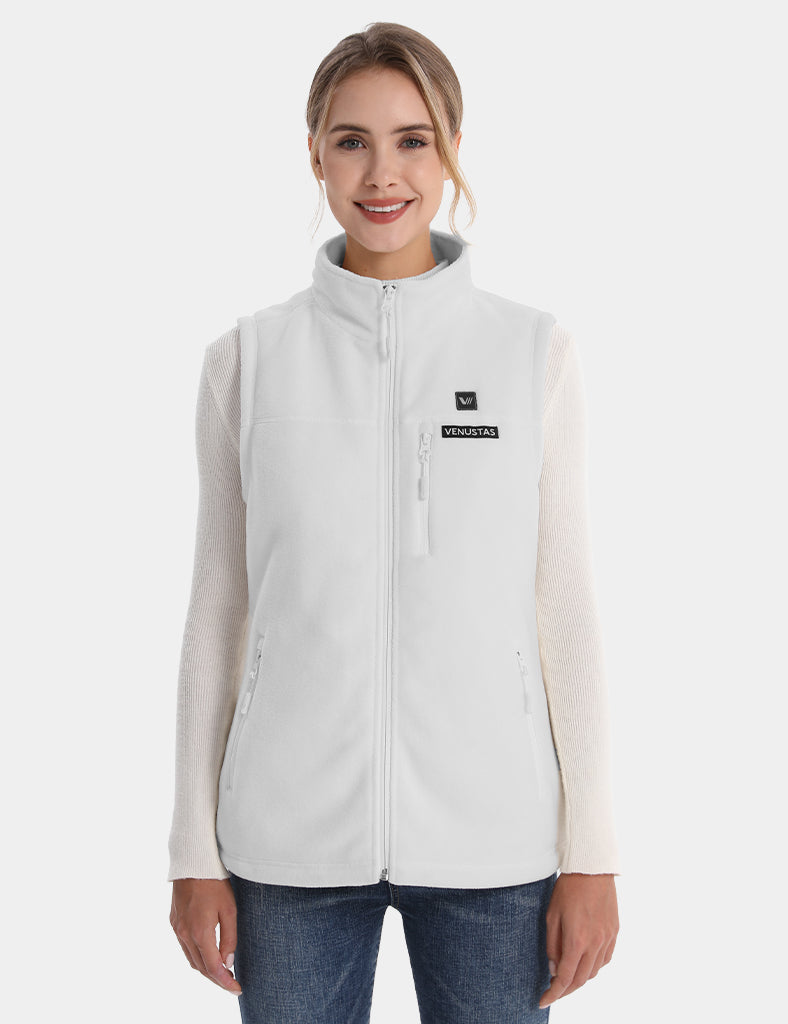 Women’s Heated Recycled Fleece Vest 7.4V, EW22