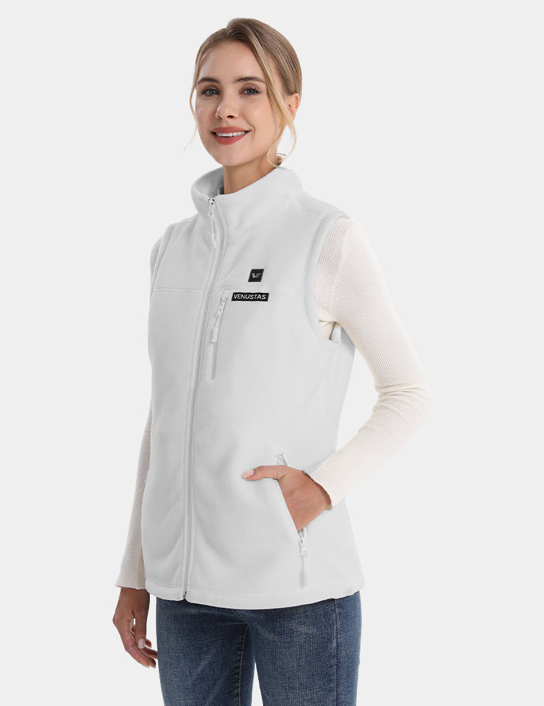 Women’s Heated Recycled Fleece Vest 7.4V, EW22