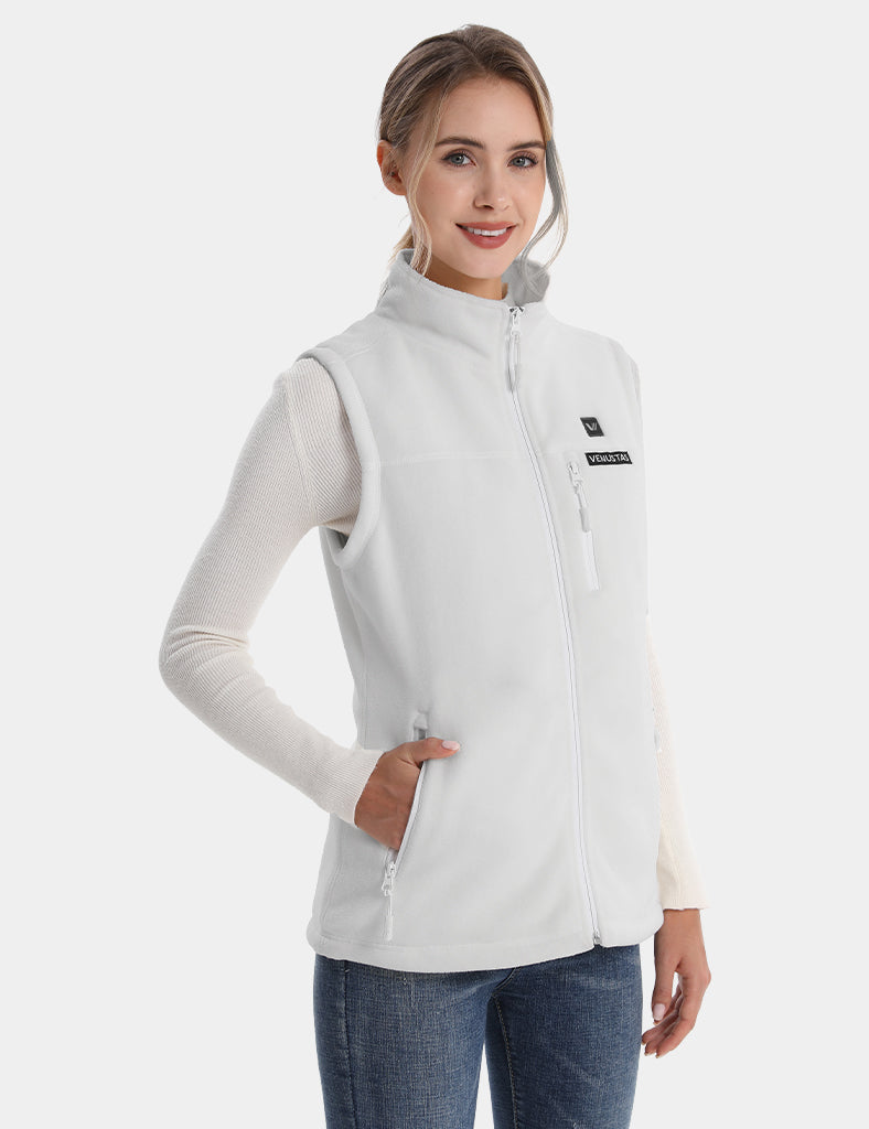Women’s Heated Recycled Fleece Vest 7.4V, EW22