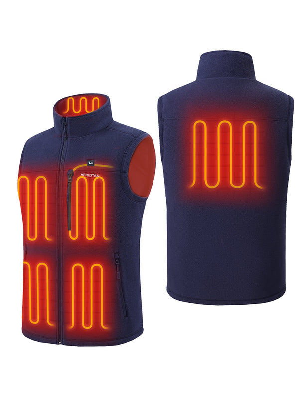 [Open Box] Men’s Heated Recycled Fleece Vest 7.4V, EM21