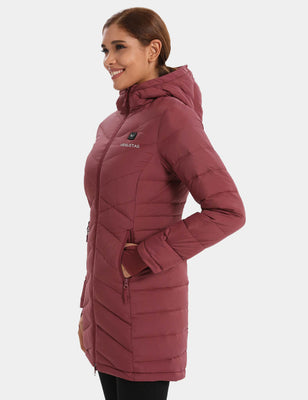 [Open Box] Heated Long Down Jacket 7.4V For Women, W62