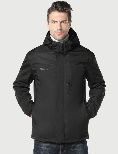 Men's 3-in-1 Heated Jacket 7.4V, M2167 [Final Sale] - Black
