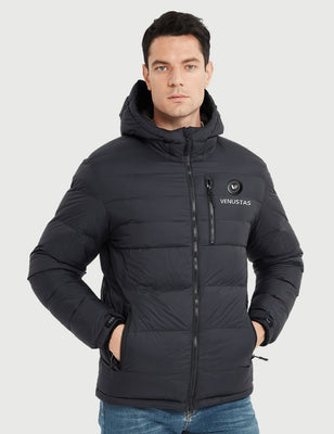 [Open Box] Men's Heated Down Coat with Heating Pockets, 7.4V, M61