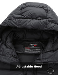 [Final Sale] Men's Heated Down Coat with Heating Pockets, 7.4V, M61