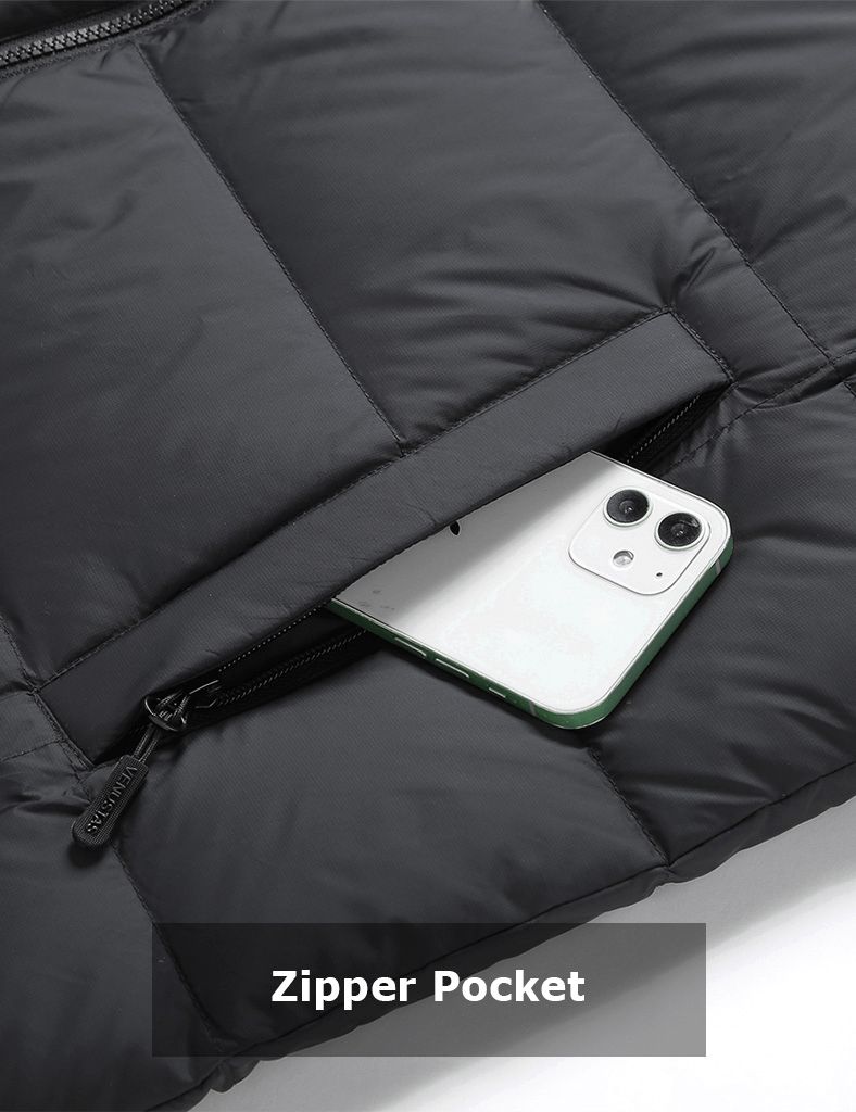 Men's Heated Down Coat with Heating Pockets, 7.4V, M61 [Final Sale]