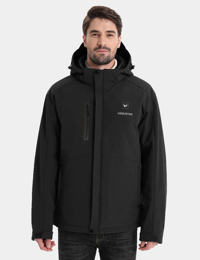 Men’s Heated Jacket 7.4V (Up to 13 Heating Hours), M2168 Pro - Black