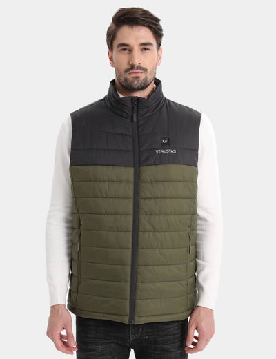 Men’s Classic Heated Vest 7.4V (Up to 13 heating hours), M2118 Pro - Olive Grill
