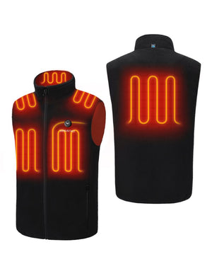 Men's Heated Fleece Vest 7.4V, M2117 hover