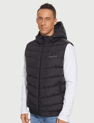 [Open Box] Men’s Heated Down Vest 7.4V With Detachable Hood, M2119