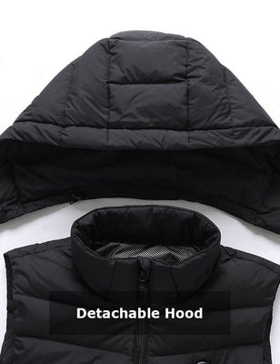 [Open Box] Men’s Heated Down Vest 7.4V With Detachable Hood, M2119