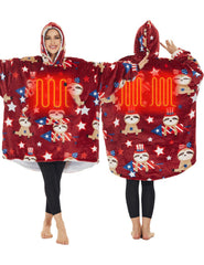 [Final Sale] Oversized Heated Wearable Blanket Hoodie 7.4V, U2169