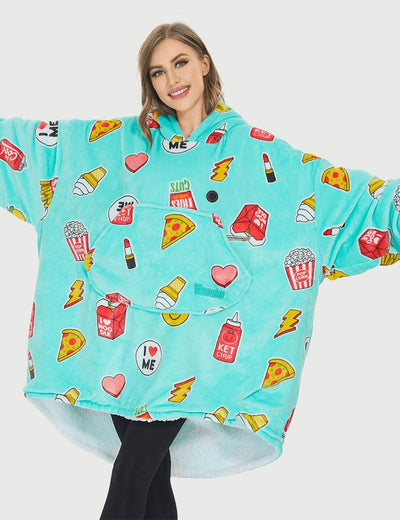 Oversized Heated Wearable Blanket Hoodie 7.4V, U2169 [Final Sale] - Coke Fries