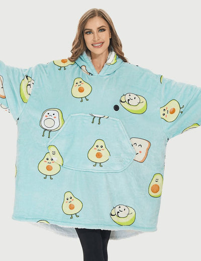 Oversized Heated Wearable Blanket Hoodie 7.4V, U2169 [Final Sale] - Avocado