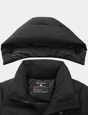 Women's Maxi Heated Recycled Down Jacket 7.4V