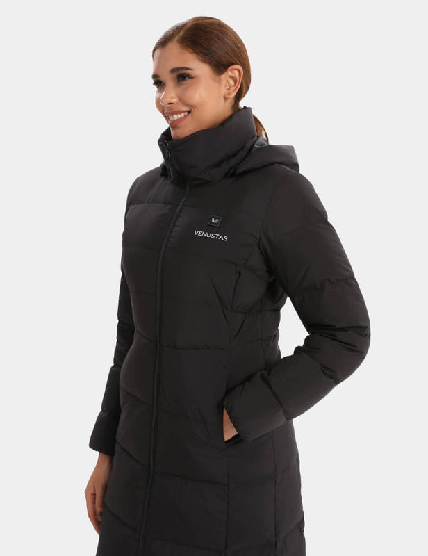 [Open Box] Women's Maxi Heated Recycled Down Jacket 7.4V, EW74