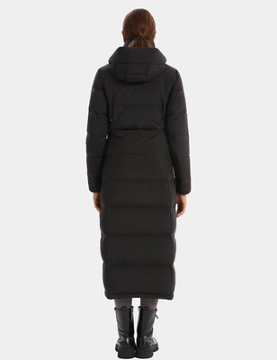 Women's Maxi Heated Recycled Down Jacket 7.4V