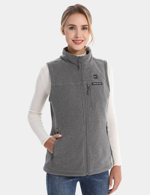 Women’s Heated Recycled Fleece Vest 7.4V, EW22