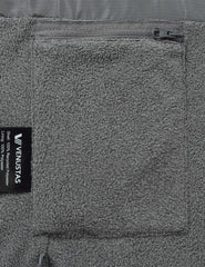 Women’s Heated Recycled Fleece Vest 7.4V - Grey/ White/ Black