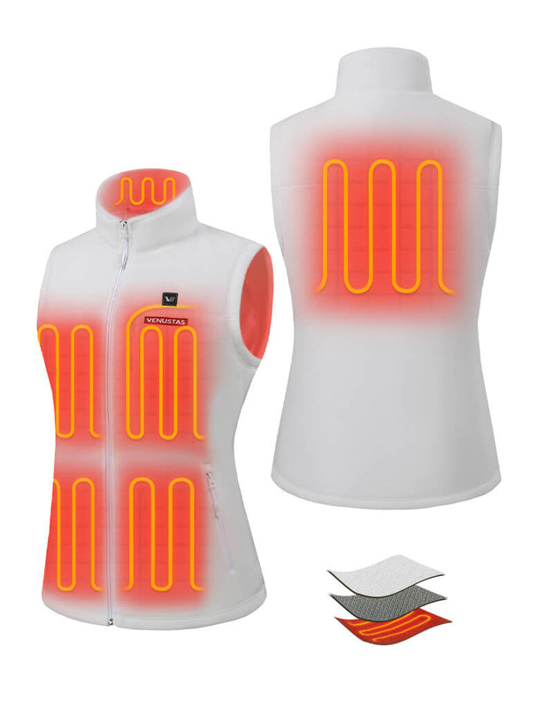 [Open Box] Women’s Heated Recycled Fleece Vest 7.4V, EW22