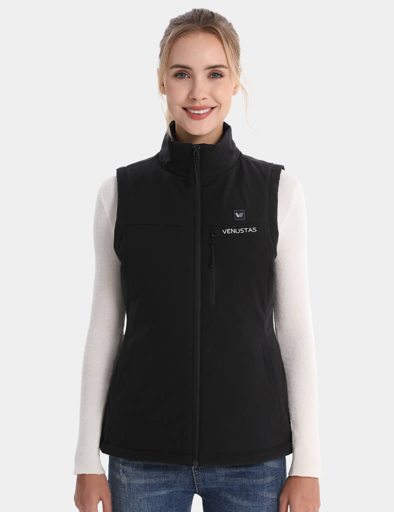 Women's Lightweight Recycled Heated Softshell Vest 7.4V