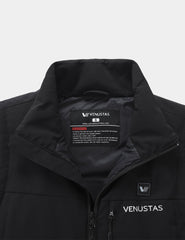 Men's Lightweight Recycled Heated Softshell Vest 7.4V