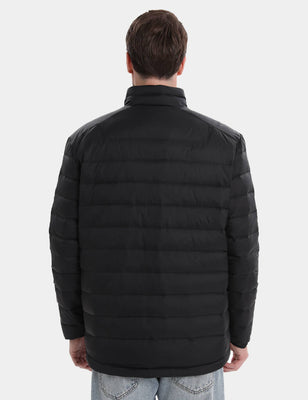 Men's Recycled Heated Lightweight Down Jacket 7.4V, EM31 [Final Sale]