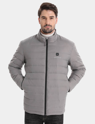 Men's Recycled Heated Lightweight Down Jacket 7.4V, EM31 [Final Sale]