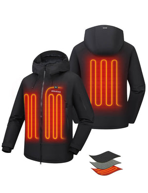 Men's 3L Waterproof Heated Ski & Snow Jacket 12V, M43 hover