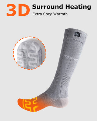 Unisex Heated Socks 7.4V (with Half-Foot Coverage)