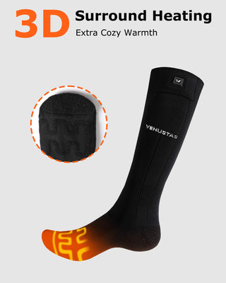Unisex Heated Socks 7.4V (with Half-Foot Coverage)