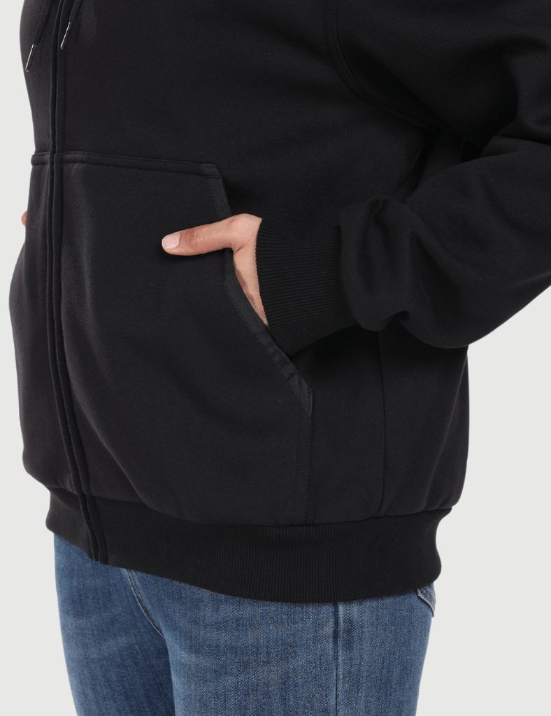 Unisex Dual Control Heated Fleece Hoodie