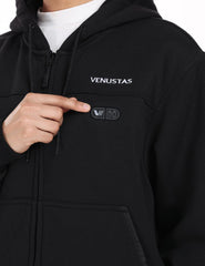 Unisex Dual Control Heated Fleece Hoodie
