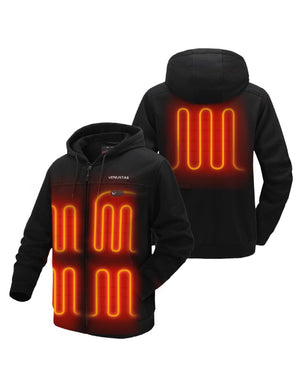Unisex Dual Control Heated Fleece Hoodie 12V, U41G hover