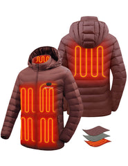 Heated Jacket With Dual Control Button 7.4V For Unisex - New Colors