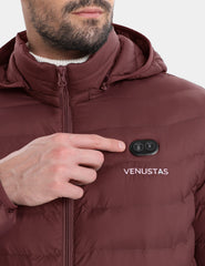 Heated Jacket With Dual Control Button 7.4V For Unisex - New Colors