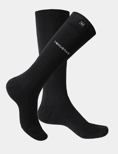 Unisex Heated Socks 7.4V (with Half-Foot Coverage) - Black