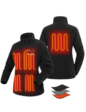 Women’s Heated Fleece Jacket 7.4V (Belly Heating), W2136 Core hover