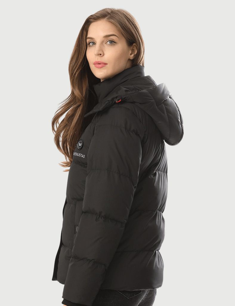 Women's Heated Coat 7.4V with 90% Down Insulation