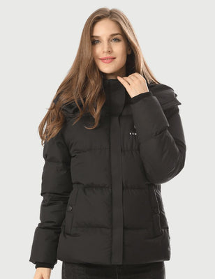 Women's Heated Coat 7.4V with 90% Down Insulation